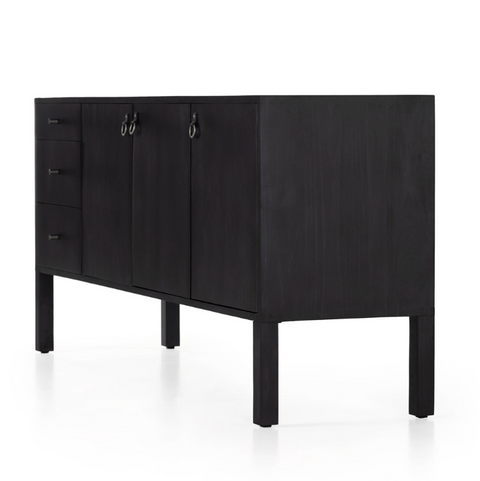 Isador Sideboard-Black Wash Poplar