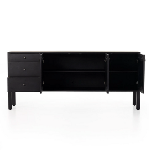 Isador Sideboard-Black Wash Poplar