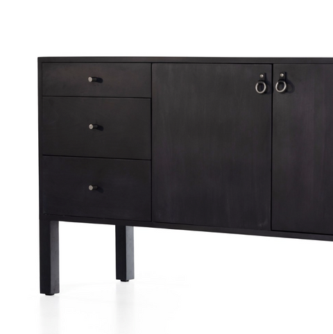Isador Sideboard-Black Wash Poplar