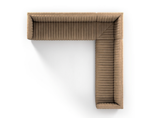 Augustine 3Pc Sectional- 126" -Palermo Drift