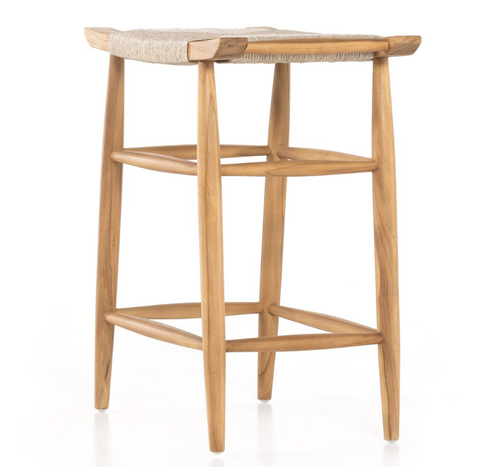 Robles Outdoor Counter Stool-Vintage Natural