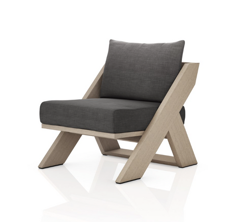 Hagen Outdoor Chair Brown-Charcoal