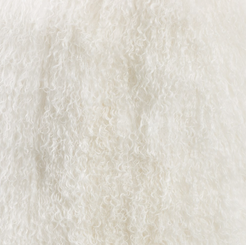 Ashland Armchair- Drifted Matte Black Cream Fur