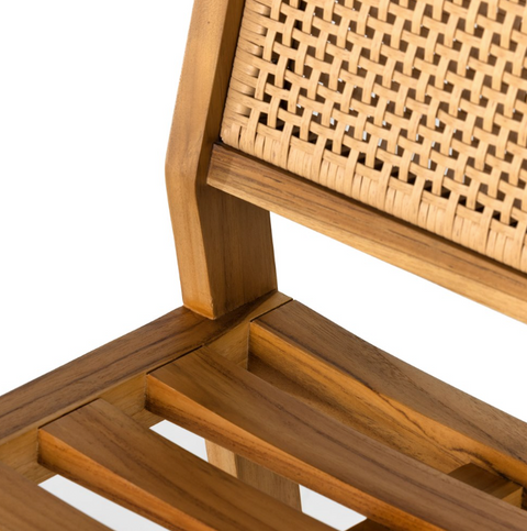Merit Outdoor Dining Chair - Natural teak