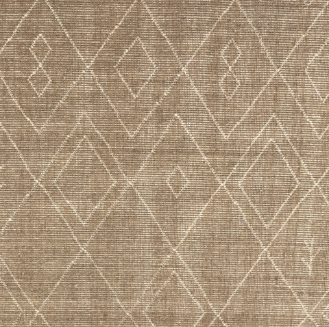 Nador Moroccan Hand Knotted Rug -Taupe