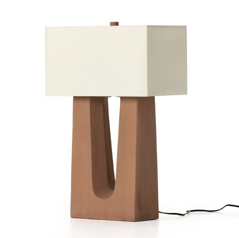 Cuit Table Lamp-Terracotta