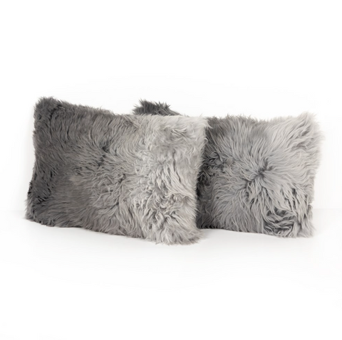 Lalo Ombre Pillow- Set of 2 - 20" - Grey Ombre