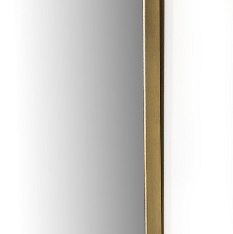 Jacques Mirror-Antique Brass