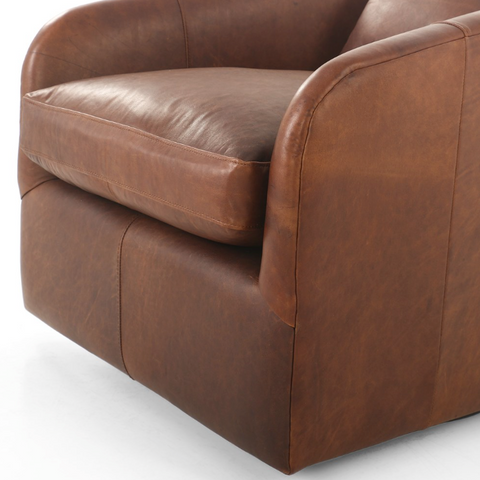 Topanga Swivel Chair-Heirloom Sienna