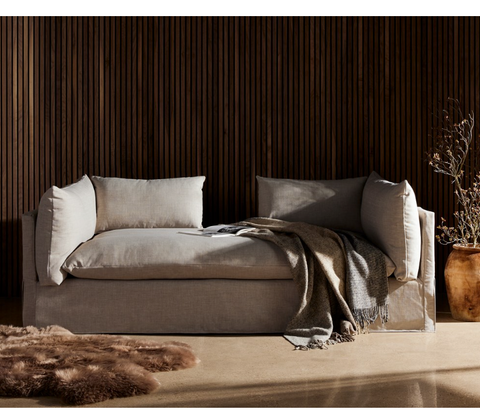 Habitat Slipcover Chaise  - Bennett Moon