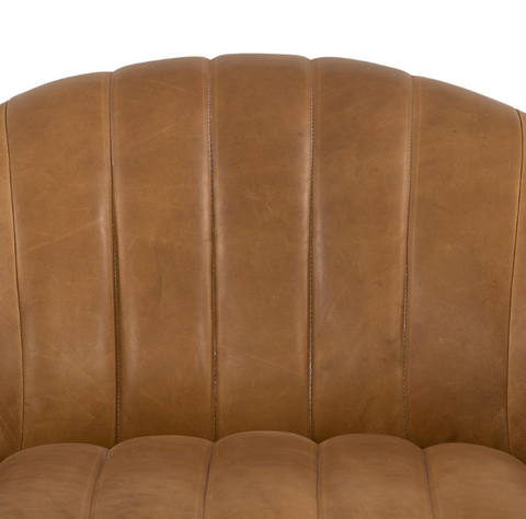 Audie Swivel Chair - Heirloom Sienna