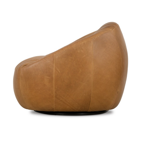 Audie Swivel Chair - Heirloom Sienna