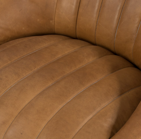 Audie Swivel Chair - Heirloom Sienna