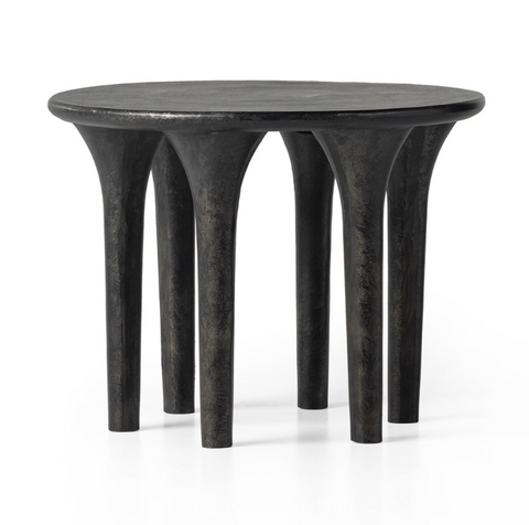 Kelden End Table - Raw Black