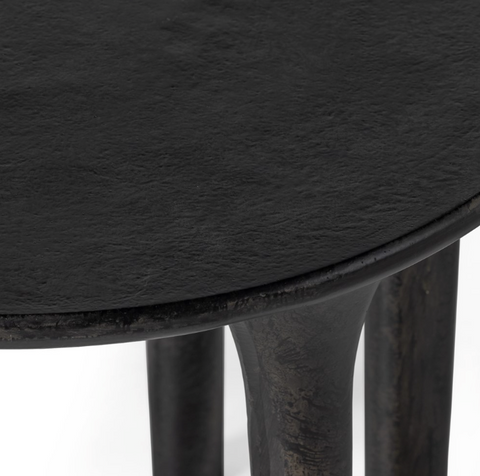 Kelden End Table - Raw Black