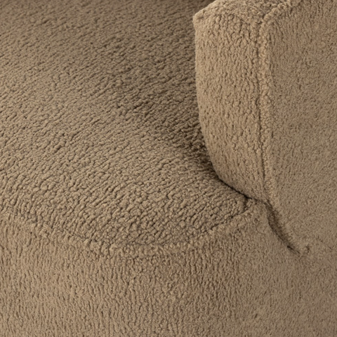 Mila Swivel Chair- Sheepskin Camel