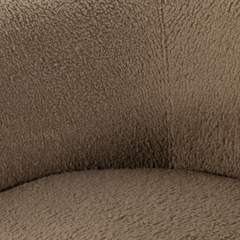 Mila Swivel Chair- Sheepskin Camel