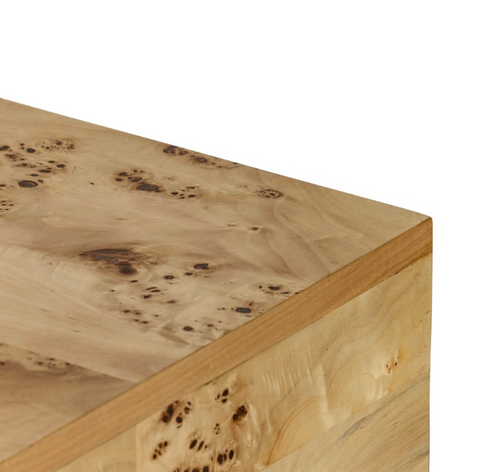 Mitzie End Table- Mappa Burl