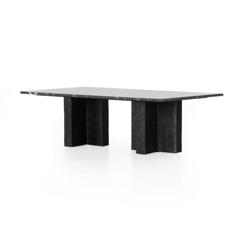 Terrell Coffee Table-Black Marble