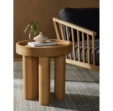 Schwell End Table - Natural Beech