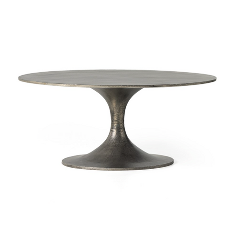 Simone Round Coffee Table-Raw Antique