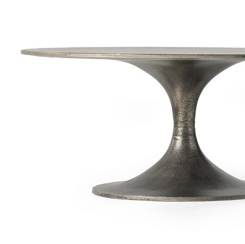 Simone Round Coffee Table-Raw Antique