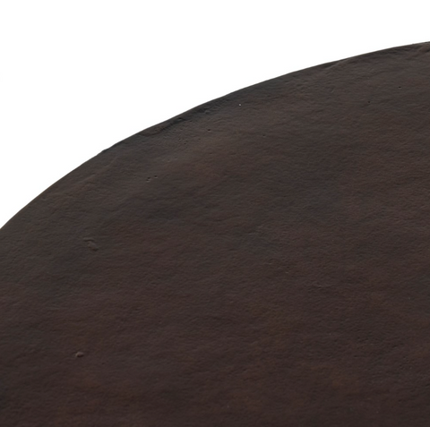 Simone Round Coffee Table-Antique Rust
