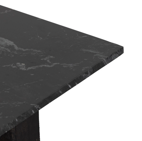 Terrell End Table-Black Marble