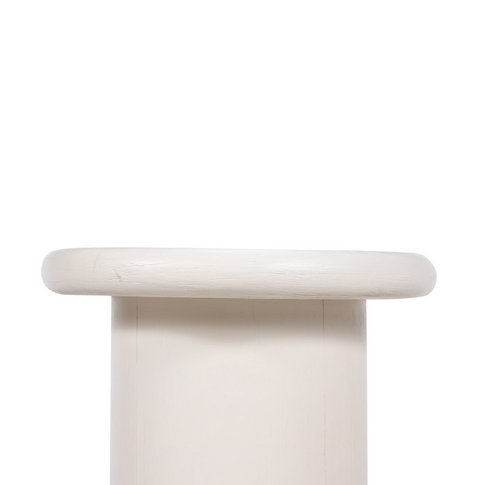 Zach End Table - Tofu Solid