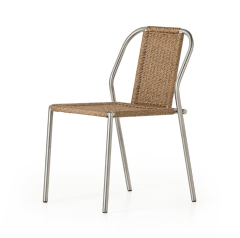 Moss Outdoor Dining Chair-Stainless Steel