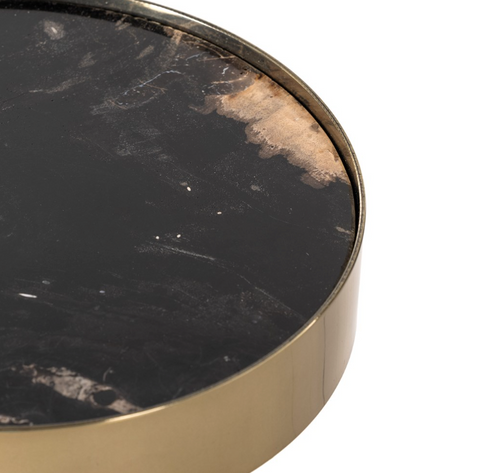 Galen End Table - Dark Petrified Wood