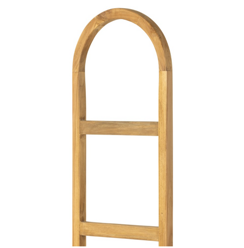 Arched Ladder - Natural Brown Teak
