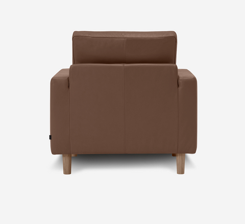 Oskar Plush Chair - Leather
