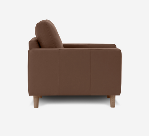 Oskar Plush Chair - Leather