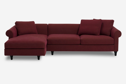 Slope 2Pc Sectional Sofa - Fabric
