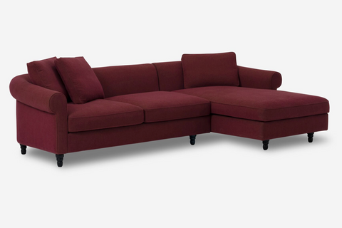 Slope 2Pc Sectional Sofa - Fabric