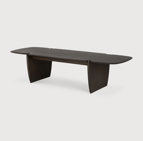 PI Coffee Table, 61" - Mahogany Dark Brown