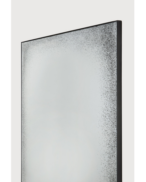 Aged wall mirror,30" - Clear