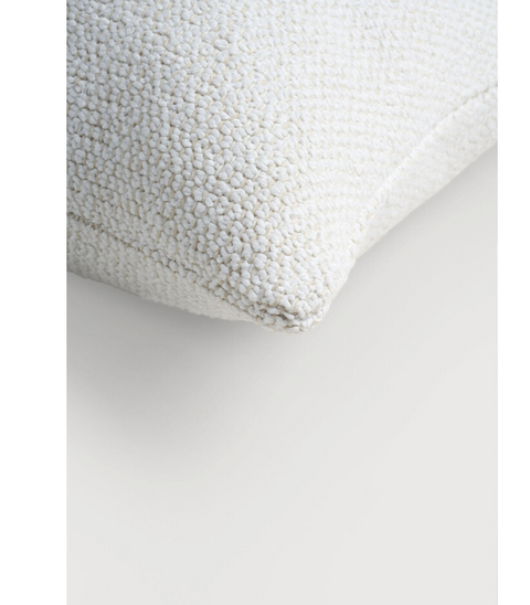 Boucle Light outdoor cushion - Lumbar White