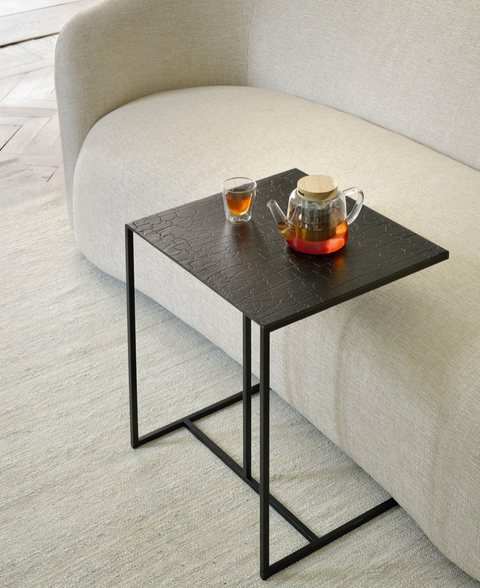 Triptic side table - Lava black