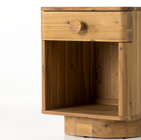 Mallory Nightstand - Light Acacia