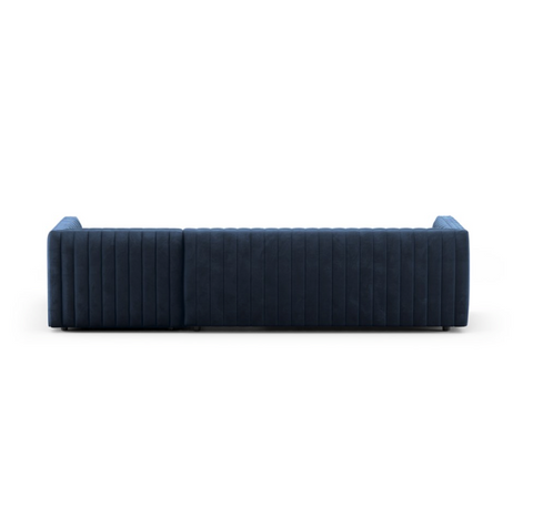 Augustine 2Pc RAF Sectional- 105" - Sapphire Navy