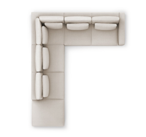 Bloor 5-Pc Sectional LAF w/ Ottoman - Essence Natural