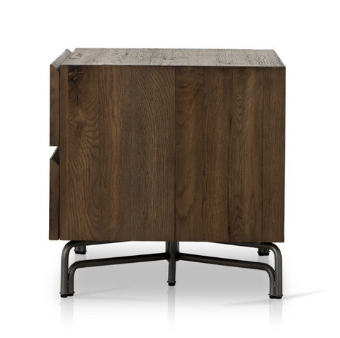 Marion Nightstand - Rustic Fawn Veneer