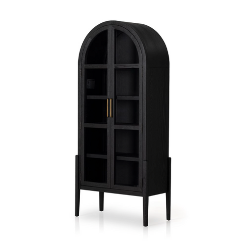 Tolle Cabinet - Drifted Matte Black Solid