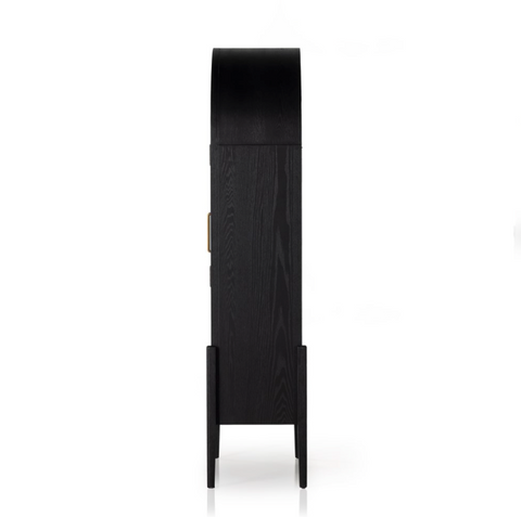 Tolle Cabinet - Drifted Matte Black Solid