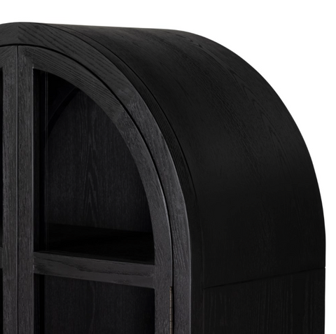 Tolle Cabinet - Drifted Matte Black Solid