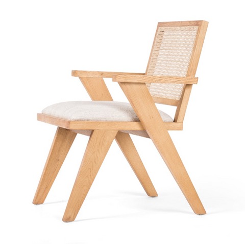 Flora Dining Chair- Smoked Drift Oak