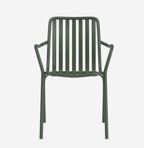 Ria Outdoor Arm Dining Chair - Green