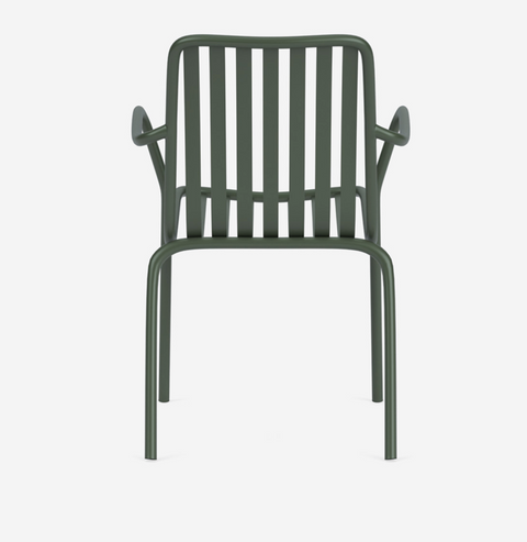 Ria Outdoor Arm Dining Chair - Green